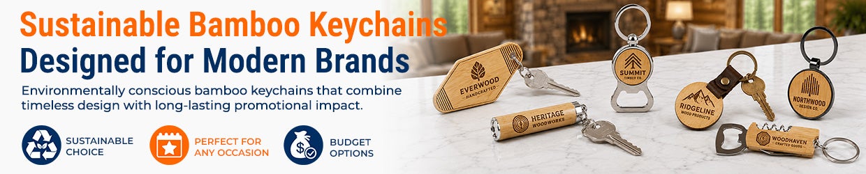 Bamboo Keychains