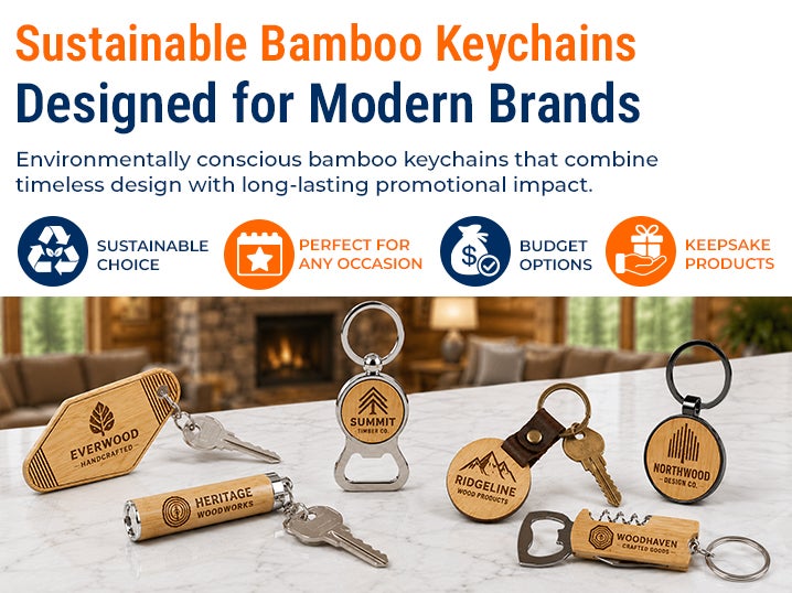Bamboo Keychains