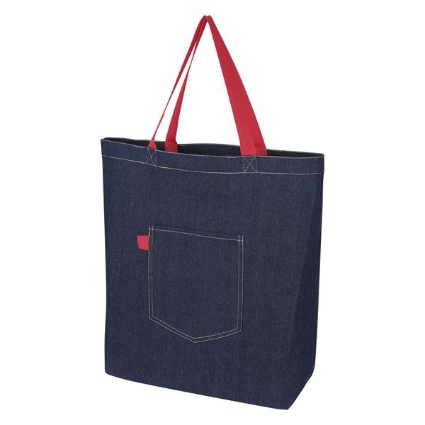 250 Gsm Denim Tote Bag 116258