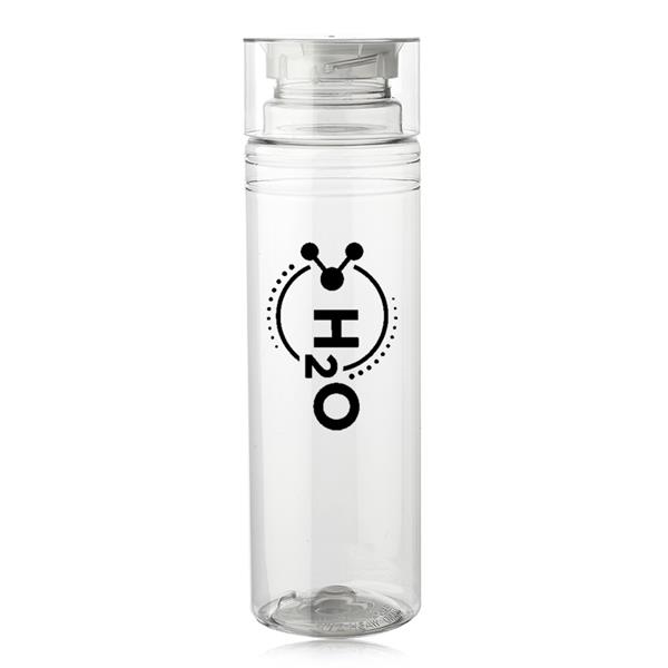 Custom 30 Oz Atlantic Cylindrical Plastic Water Bottles from