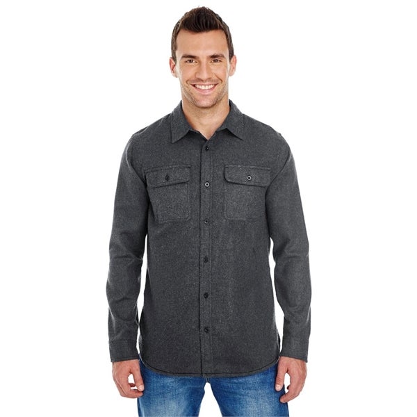 Burnside Men's Solid Flannel Shirt 144391