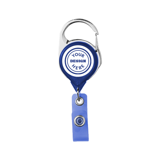 Carabiner Retractable Badge Reel Translucent and Belt clip by Logotech  800585