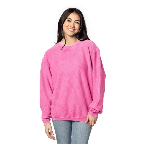 Chicka-D Ladies' Corded Crew Sweatshirt 147148
