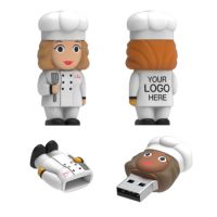 Chef Cook USB Flash Drive Female