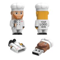 Chef Cook USB Flash Drive Male 3.0 Model
