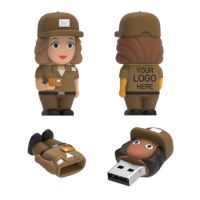 Mail Carrier USB Flash Drive Female 3.0 Model