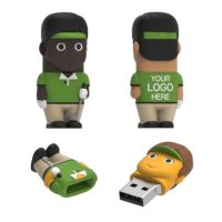 Golfer USB Flash Drive Male 3.0 Model