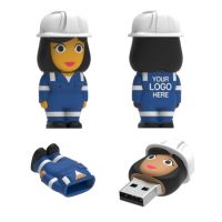 Laborer USB Flash Drive Female 3.0 Model