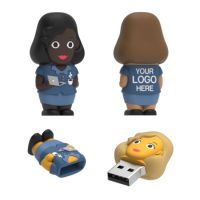 Office Worker USB Flash Drive Female 3.0 Model