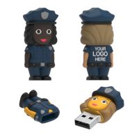Police Officer USB Flash Drive Female 3.0 Model