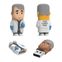 Scientist USB Flash Drive Male 3.0 Model