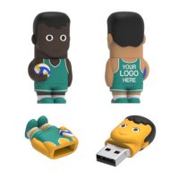 Volleyball Player USB Flash Drive Male 3.0 Model
