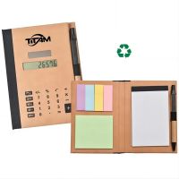 Recycle Write Notebook & Pen With Calculator