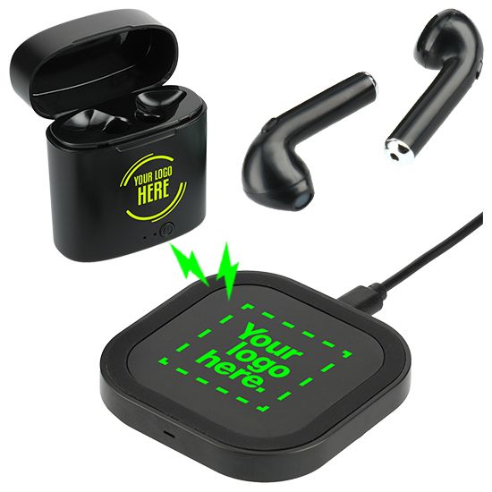 Oros TWS Auto Pair Earbuds Wireless Charging Pad
