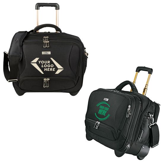 Customized High Sierra Integral Wheeled Computer Briefcase with Your