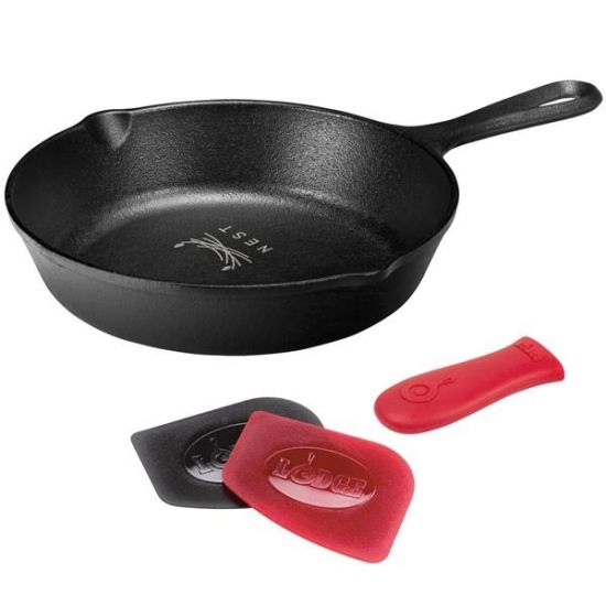 Lodge 8 Inch Cast Iron Starter Gift Set 131825