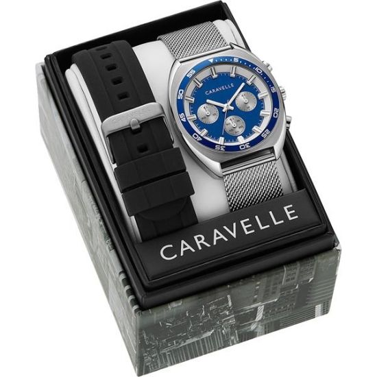 Men's Retro Chronograph Watch With Interchangeable Straps 126851