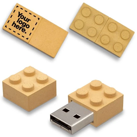 brydning Kent dødbringende Recycled Plastic Lego USB with Your Logo FDPL124
