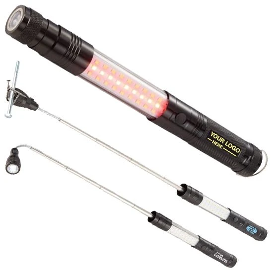 Telescopic flashlight top