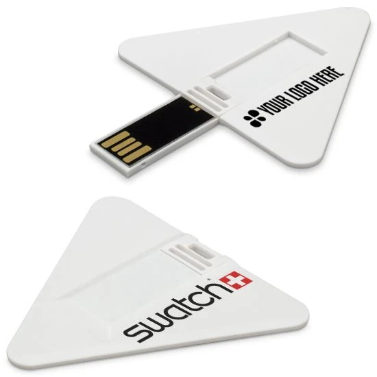 Kommunisme mørkere Junior Customized Triangle Card USB Drive with Your Logo FDPL108
