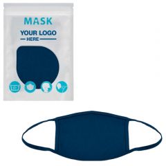 100% Cotton Value Mask With Label On Pouch