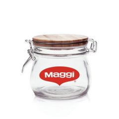 16 Oz Glass Candy Jars With Wire Wooden Lids