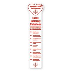 2 Inch  X 8 Inch  Bookmark With Heart