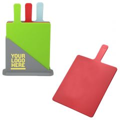 3 Piece Cutting Board Set With Holder