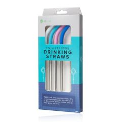 4-Piece Straw Pack With Brush