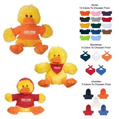 6 Inch  Soft Colorful Duck