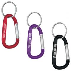 8Mm Carabiner With Split Ring