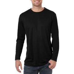 Blue Generation Adult Long Sleeve Solid Wicking Tee