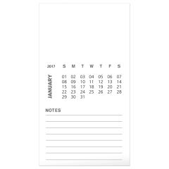Business Card Magnet With 12-Sheet Calendar