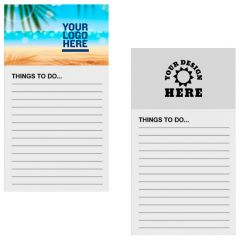 Business Card Magnet With 50-Sheet Notepad