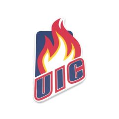 College Mascot UIC Flames USB Flash Drives