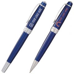 Cross Bailey Blue Lacquer Pen Set