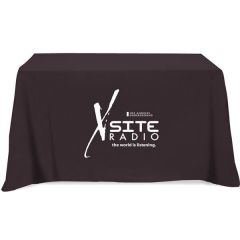 Flat 3-Sided Table Cover - Fits 4 Foot Standard Table