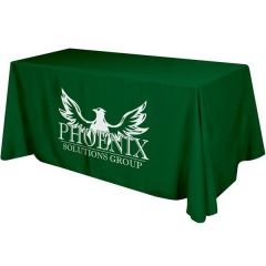 Flat 3-Sided Table Cover - Fits 6 Foot Standard Table
