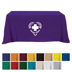 Flat 4-Sided Table Cover - Fits 6' Standard Table