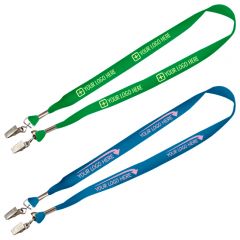 Full Color Double-Ended 1 Inch Lanyard