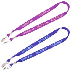 Full Color Premium Dbl-Ended 1 Inch Lanyard