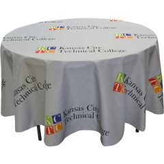 Full Color Round Table Covers For 4' Diameter Tables