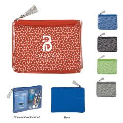 Geometric-Accented Vanity Pouch