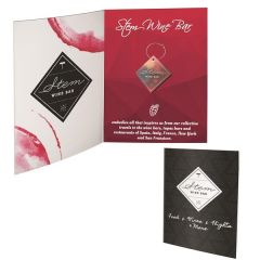 Greeting Card With Wine Charm