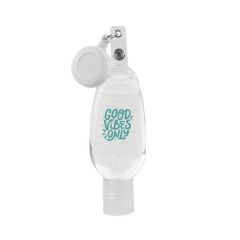 Hand Sanitizer W/Retractable Clip-On Cord