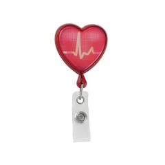 Heart Health Badge Reel W/Swivel Back