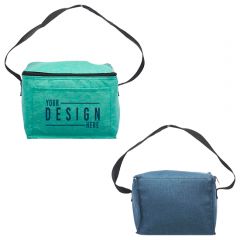 Heathered 6 Pack Insulated Cooler Lunch Bag