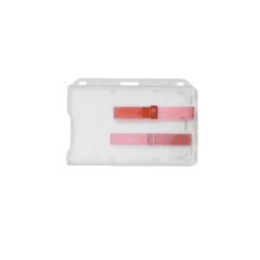 Horizontal/Slide Load Poly-Carbonate 2-Card Dispenser