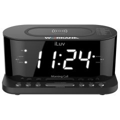 Iluv Qi Wireless Charger / LED Alarm Clock