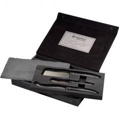 Laguiole Black Cheese And Serving Set